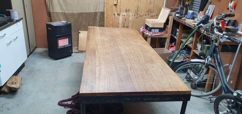 houten tafel gerenoveerd de vries houtwerken